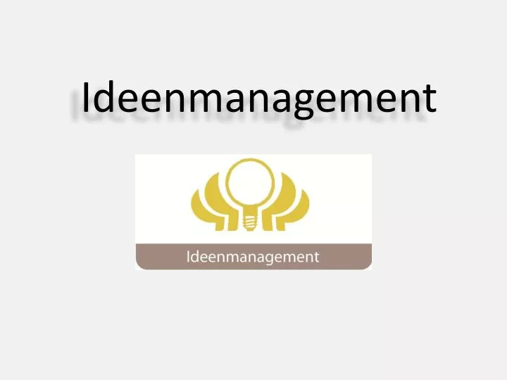 ideenmanagement