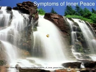 * Symptoms of Inner Peace