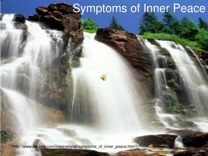 symptoms of inner peace
