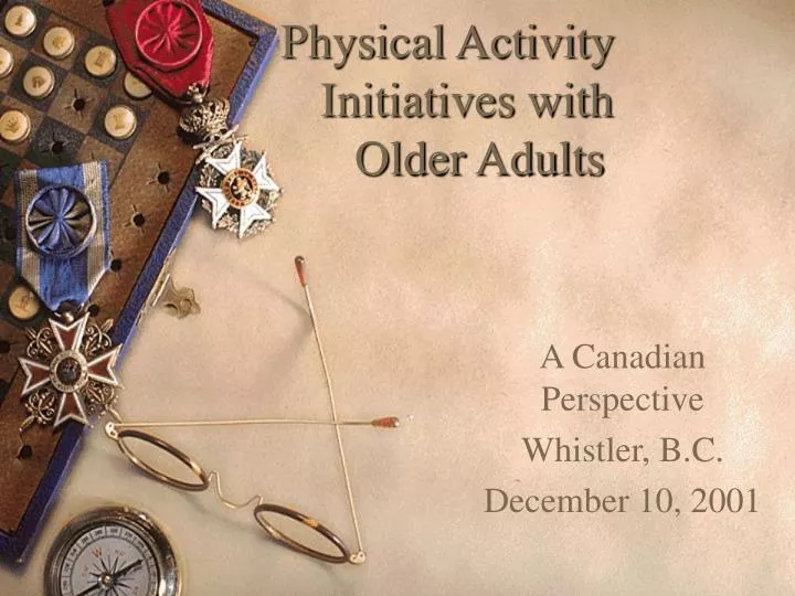 physical activity initiatives with older adults