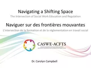 Navigating a Shifting Space The Intersection of Social Work Education and Regulation