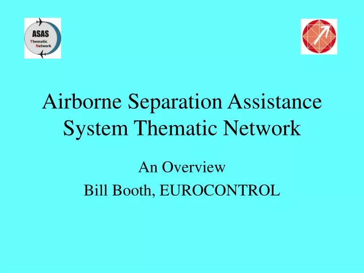 airborne separation assistance system thematic network