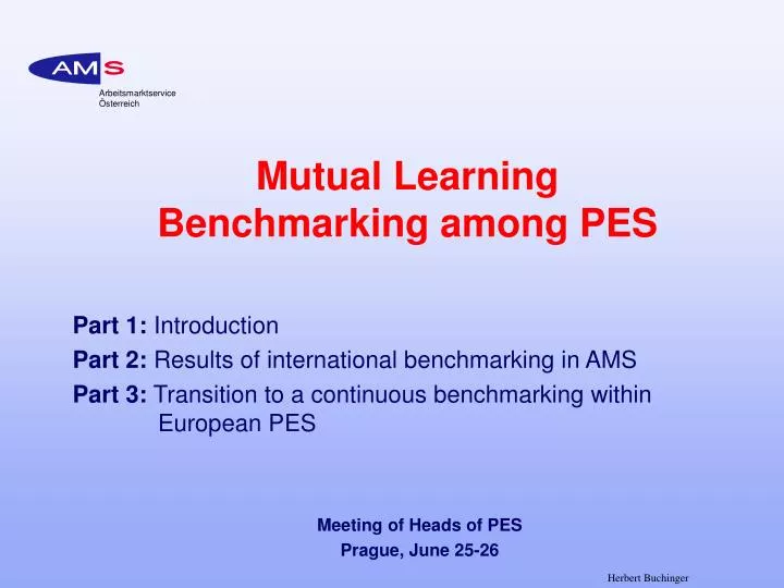 mutual learning benchmarking among pes