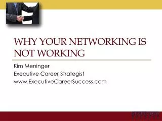 Why Your Networking Is NOT Working