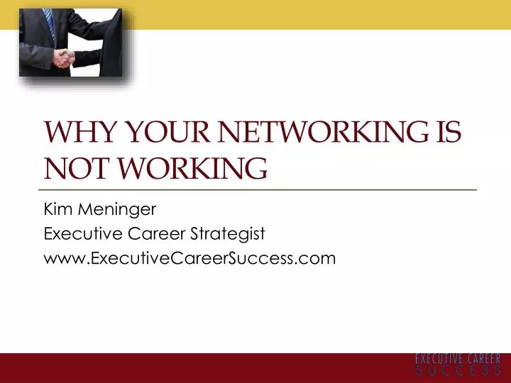 why your networking is not working