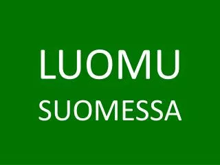 luomu suomessa