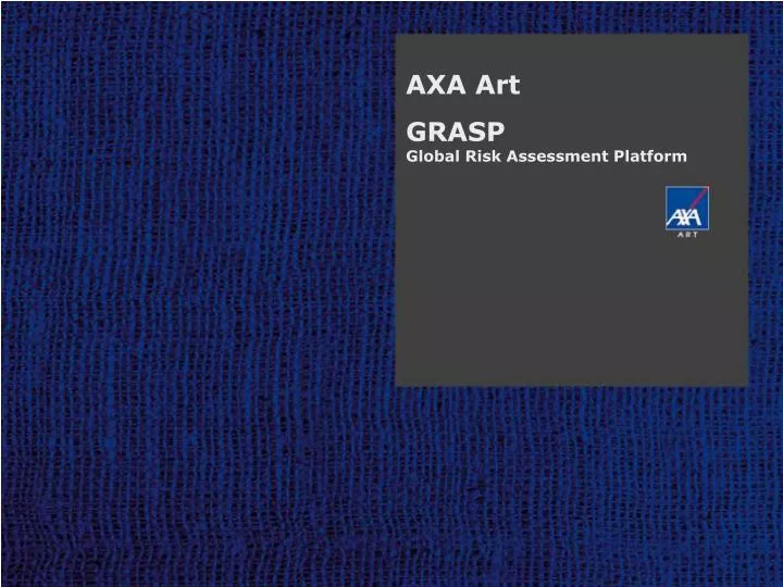 axa art grasp global risk assessment platform