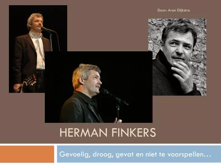 herman finkers