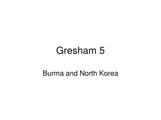 Gresham 5