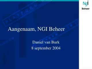 aangenaam ngi beheer