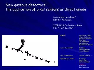 New gaseous detectors: the application of pixel sensors as direct anode