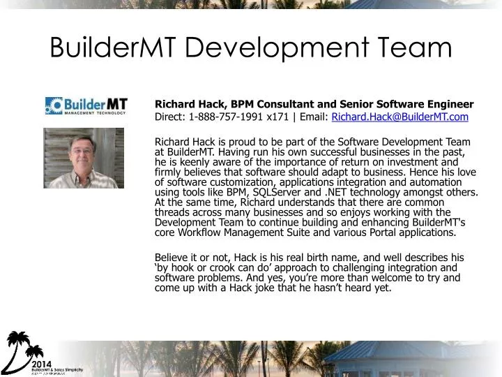 buildermt development team