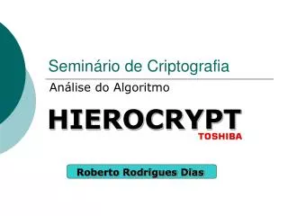 semin rio de criptografia