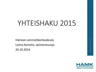 yhteishaku 2015