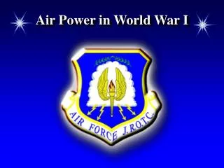Air Power in World War I