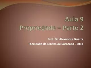 aula 9 propriedade parte 2
