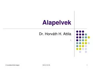 alapelvek