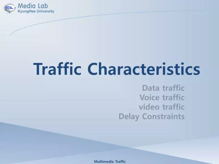 traffic characteristics