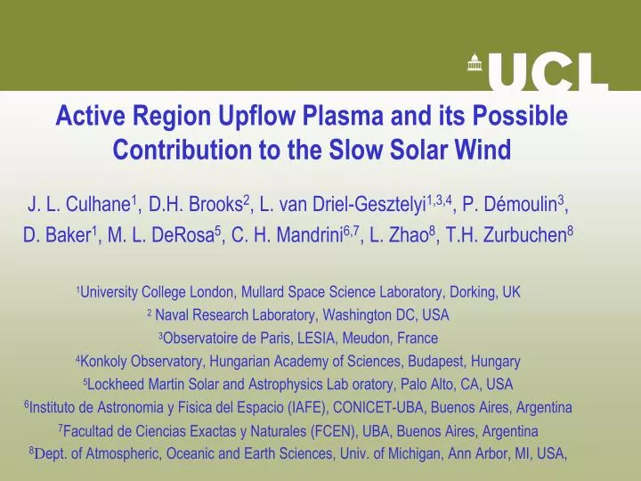 active region upflow plasma and its possible contribution to the slow solar wind