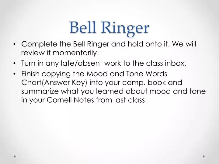 bell ringer