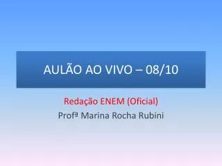 aul o ao vivo 08 10