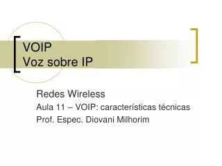voip voz sobre ip