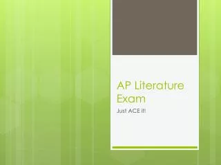 AP Literature Exam