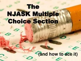 The NJASK Multiple Choice Section