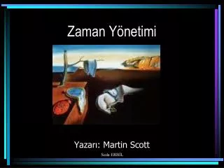 zaman y netimi