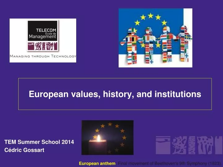 european values history and institutions