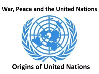 Origins of United Nations
