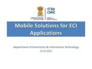 Mobile Solutions for ECI Applications