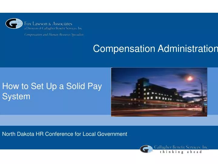 compensation administration