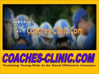 Teaching Young Kids to be Good Offensive Linemen
