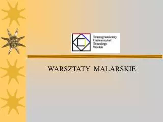 warsztaty malarskie
