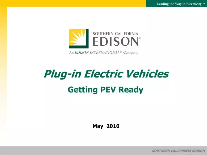 plug in electric vehicles getting pev ready