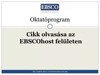 oktat program