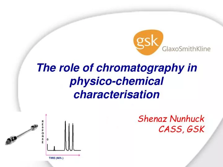 the role of chromatography in physico chemical characterisation
