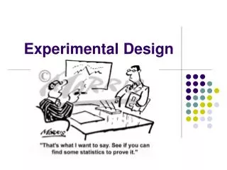experimental design
