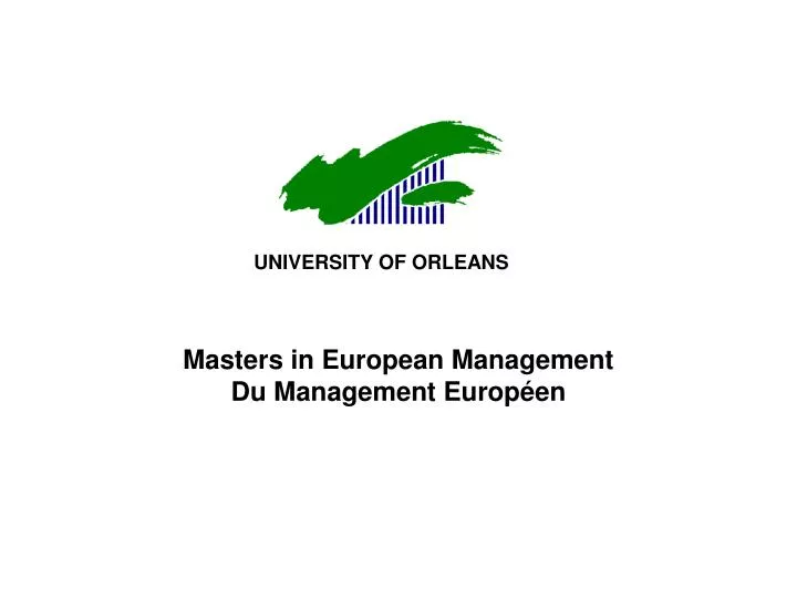 masters in european management du management europ en