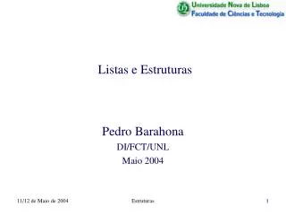 listas e estruturas