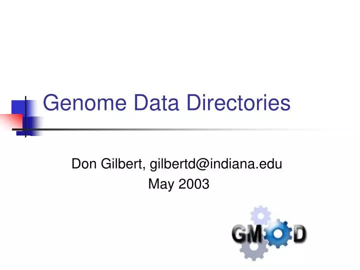 genome data directories