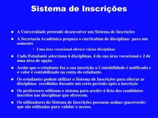 sistema de inscri es