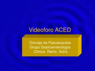 videoforo aced