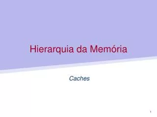 hierarquia da mem ria