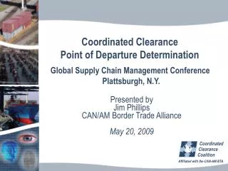 Coordinated Clearance Point of Departure Determination