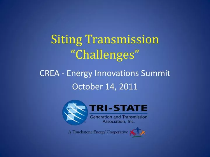 siting transmission challenges