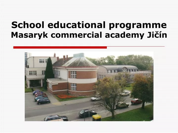 school educational programme masaryk commercial academy ji n
