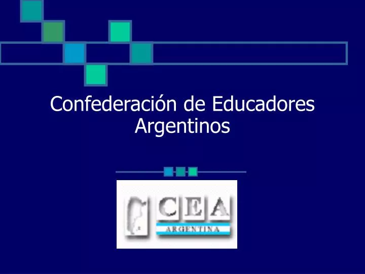 confederaci n de educadores argentinos