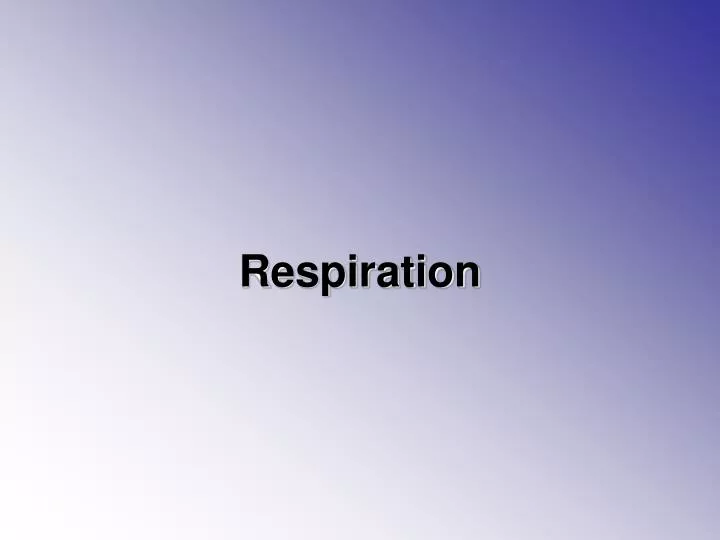 respiration